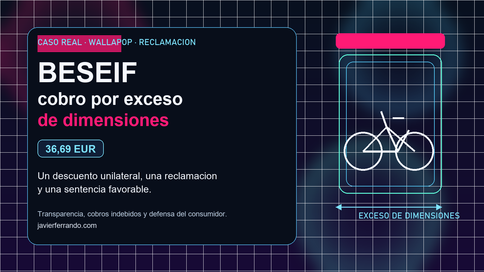 Mi experiencia con BESEIF: cobro por exceso de dimensiones y cómo reclamé